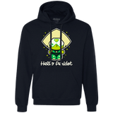 Sweatshirts Navy / S Hello Peridot Premium Fleece Hoodie