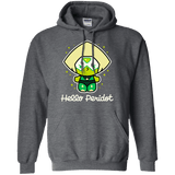Sweatshirts Dark Heather / S Hello Peridot Pullover Hoodie