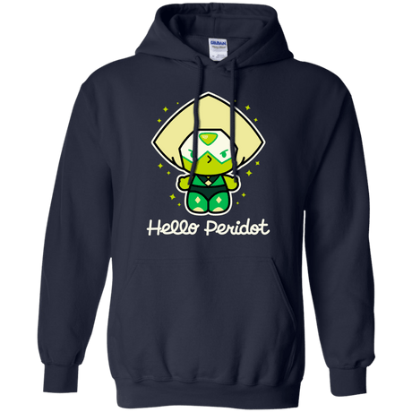 Sweatshirts Navy / S Hello Peridot Pullover Hoodie
