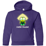 Sweatshirts Purple / YS Hello Peridot Youth Hoodie