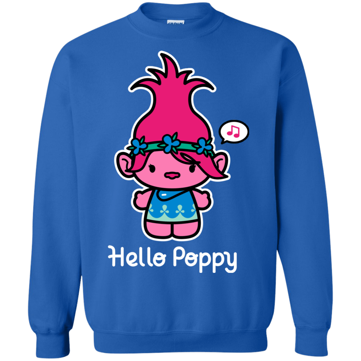 Sweatshirts Royal / S Hello Poppy Crewneck Sweatshirt