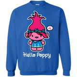 Sweatshirts Royal / S Hello Poppy Crewneck Sweatshirt