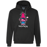 Sweatshirts Black / S Hello Poppy Premium Fleece Hoodie