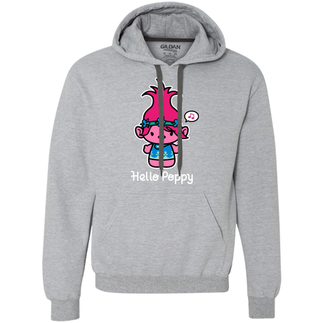 Sweatshirts Sport Grey / S Hello Poppy Premium Fleece Hoodie