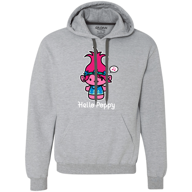 Sweatshirts Sport Grey / S Hello Poppy Premium Fleece Hoodie