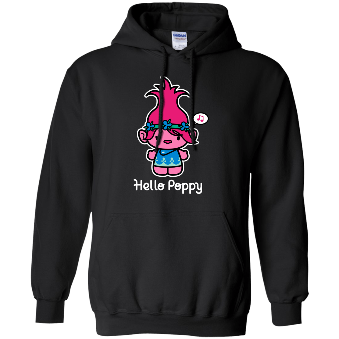Sweatshirts Black / S Hello Poppy Pullover Hoodie