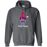 Sweatshirts Dark Heather / S Hello Poppy Pullover Hoodie