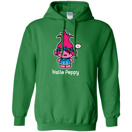 Sweatshirts Irish Green / S Hello Poppy Pullover Hoodie