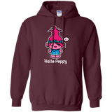 Sweatshirts Maroon / S Hello Poppy Pullover Hoodie