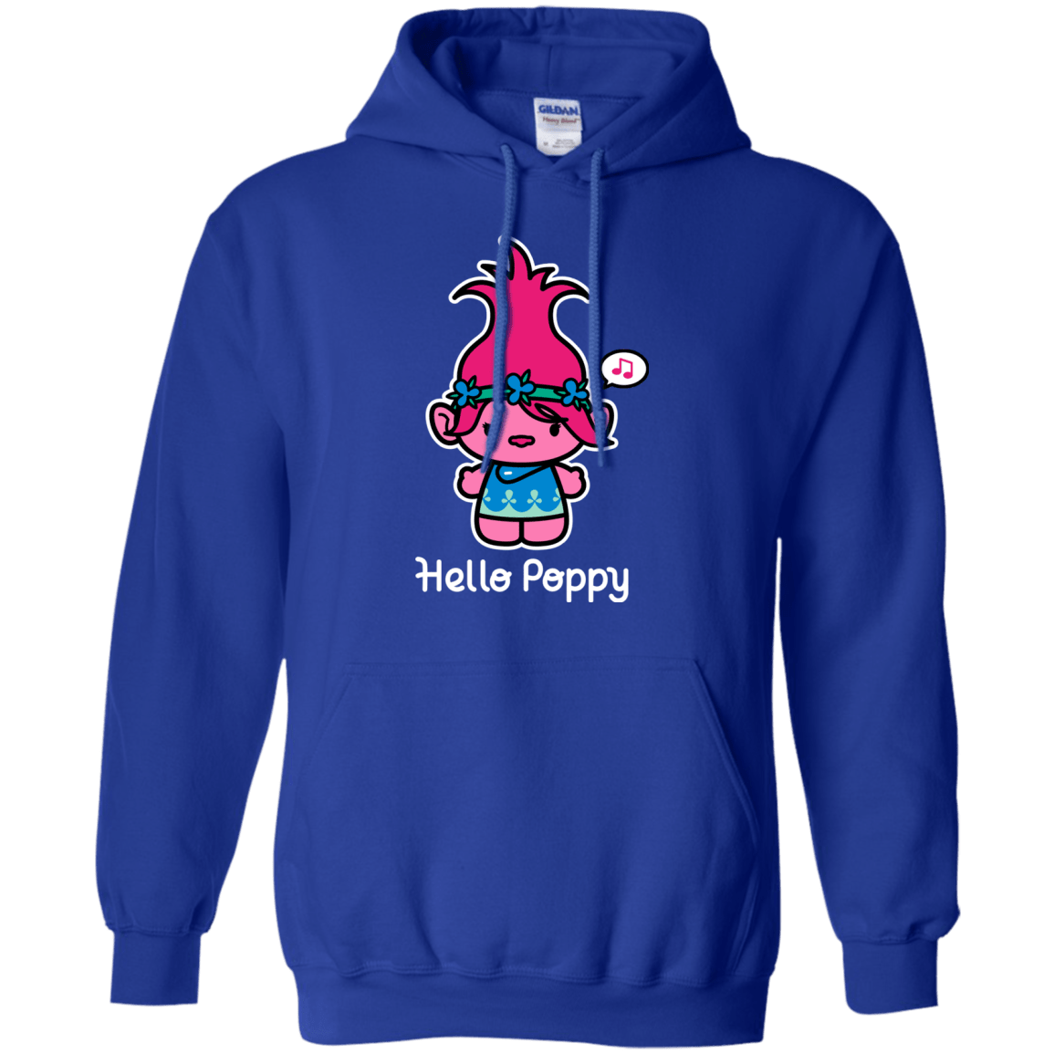 Sweatshirts Royal / S Hello Poppy Pullover Hoodie