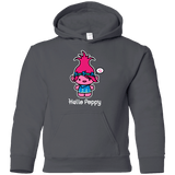 Sweatshirts Charcoal / YS Hello Poppy Youth Hoodie