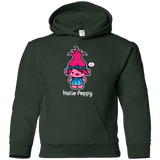 Sweatshirts Forest Green / YS Hello Poppy Youth Hoodie