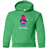 Sweatshirts Irish Green / YS Hello Poppy Youth Hoodie