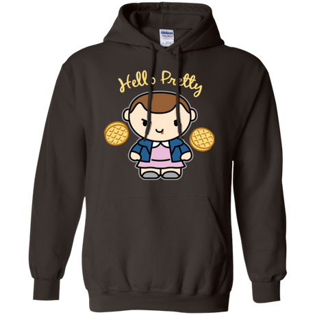 Sweatshirts Dark Chocolate / Small Hello Pretty Pullover Hoodie