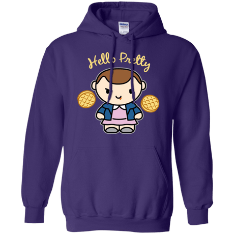 Sweatshirts Purple / Small Hello Pretty Pullover Hoodie