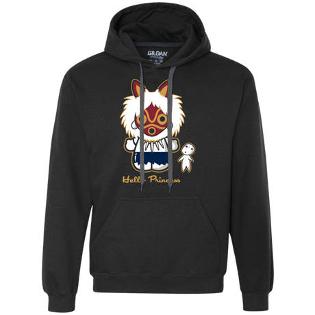 Sweatshirts Black / Small Hello Princess Premium Fleece Hoodie