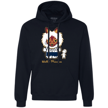 Sweatshirts Navy / Small Hello Princess Premium Fleece Hoodie