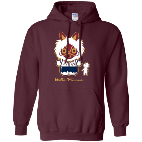 Sweatshirts Maroon / Small Hello Princess Pullover Hoodie