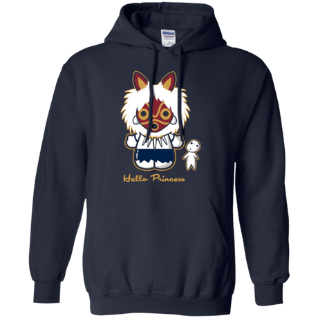 Sweatshirts Navy / Small Hello Princess Pullover Hoodie