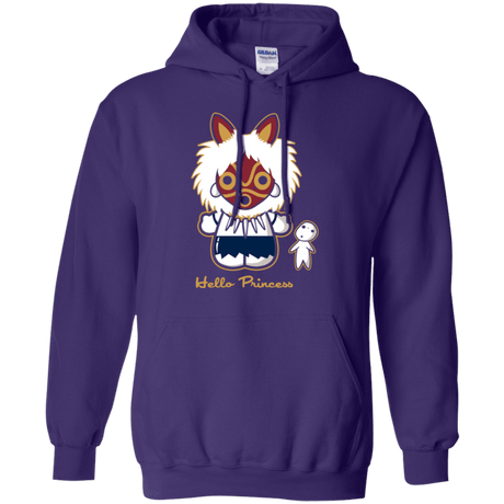 Sweatshirts Purple / Small Hello Princess Pullover Hoodie