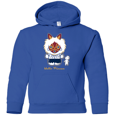 Sweatshirts Royal / YS Hello Princess Youth Hoodie