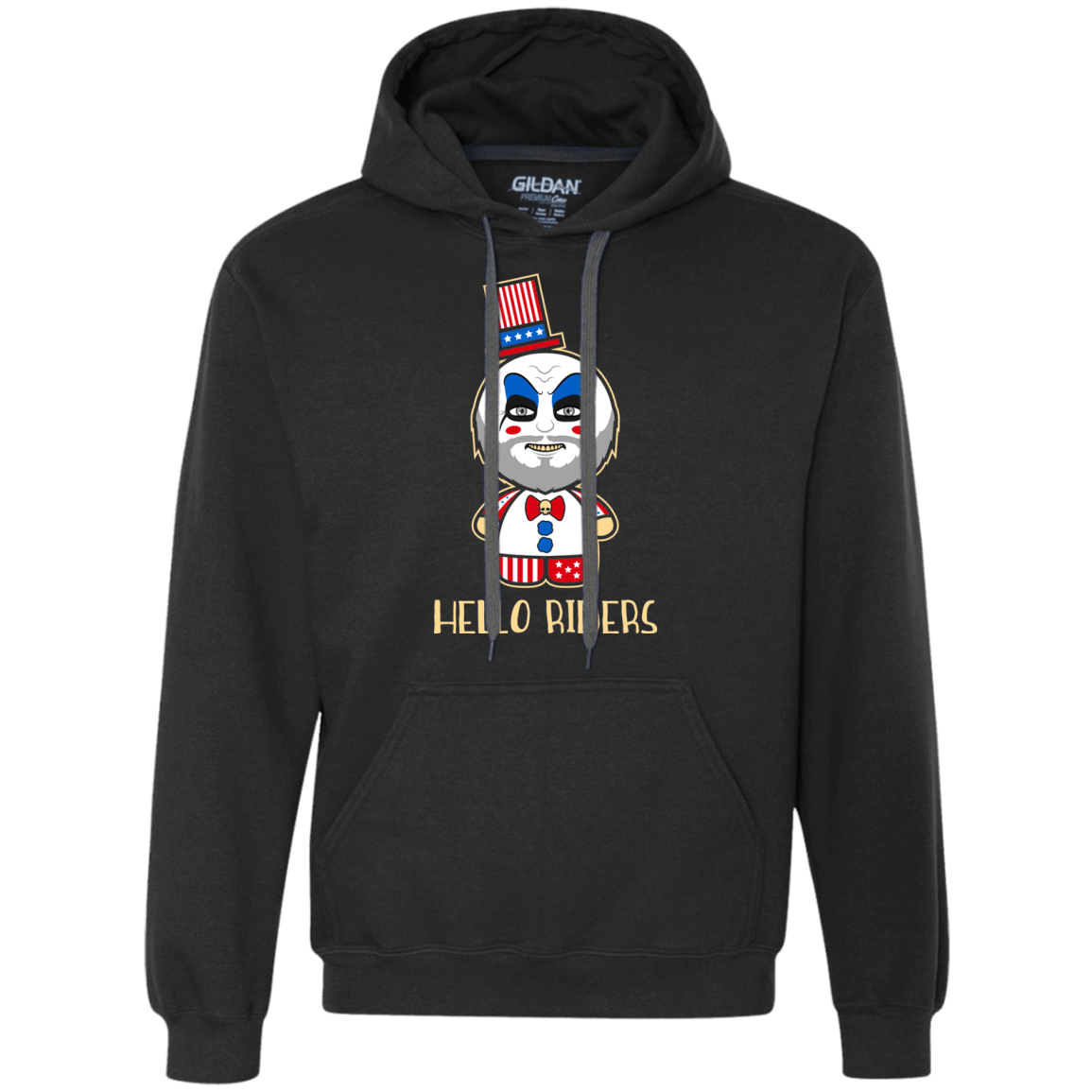 Sweatshirts Black / Small Hello Rider Premium Fleece Hoodie