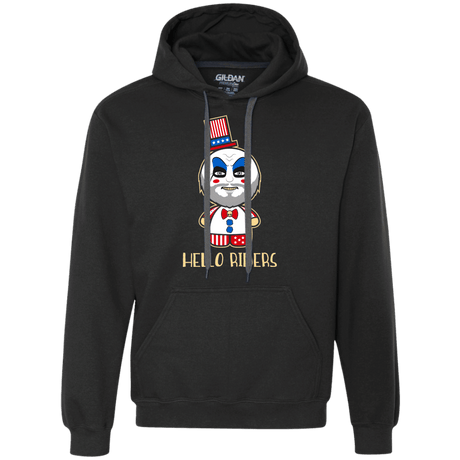 Sweatshirts Black / Small Hello Rider Premium Fleece Hoodie