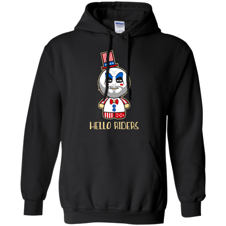 Sweatshirts Black / Small Hello Rider Pullover Hoodie