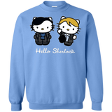 Sweatshirts Carolina Blue / Small Hello Sherlock Crewneck Sweatshirt