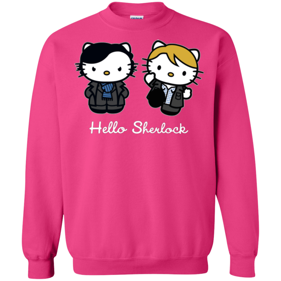 Sweatshirts Heliconia / Small Hello Sherlock Crewneck Sweatshirt