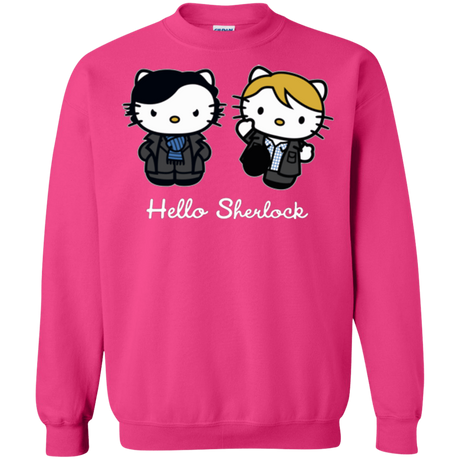 Sweatshirts Heliconia / Small Hello Sherlock Crewneck Sweatshirt