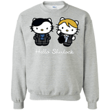 Sweatshirts Sport Grey / Small Hello Sherlock Crewneck Sweatshirt