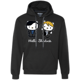 Sweatshirts Black / Small Hello Sherlock Premium Fleece Hoodie