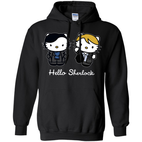 Sweatshirts Black / Small Hello Sherlock Pullover Hoodie