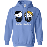 Sweatshirts Carolina Blue / Small Hello Sherlock Pullover Hoodie