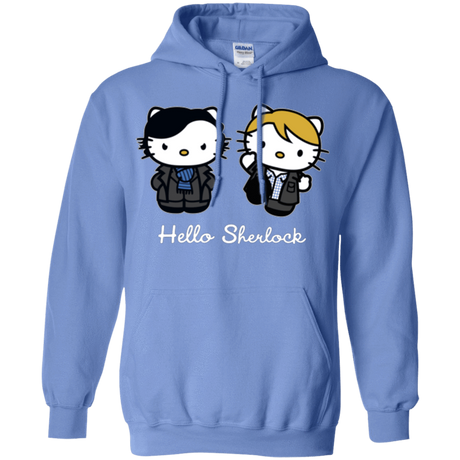 Sweatshirts Carolina Blue / Small Hello Sherlock Pullover Hoodie