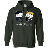Sweatshirts Forest Green / Small Hello Sherlock Pullover Hoodie
