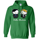 Sweatshirts Irish Green / Small Hello Sherlock Pullover Hoodie