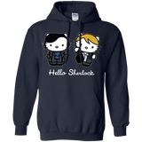 Sweatshirts Navy / Small Hello Sherlock Pullover Hoodie