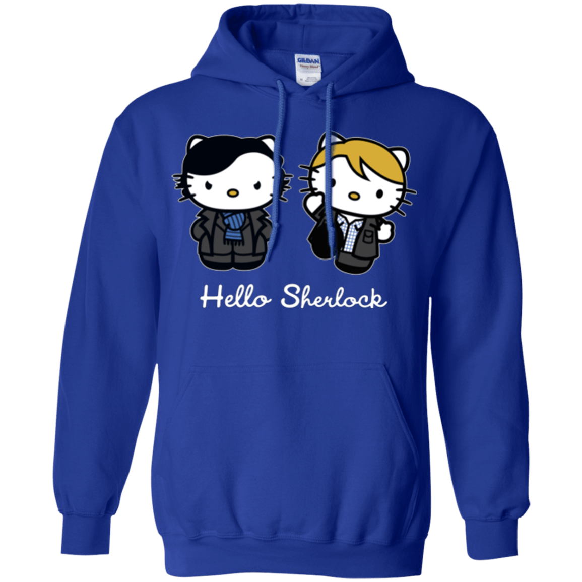 Sweatshirts Royal / Small Hello Sherlock Pullover Hoodie