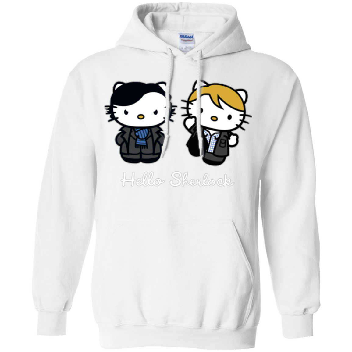 Sweatshirts White / Small Hello Sherlock Pullover Hoodie