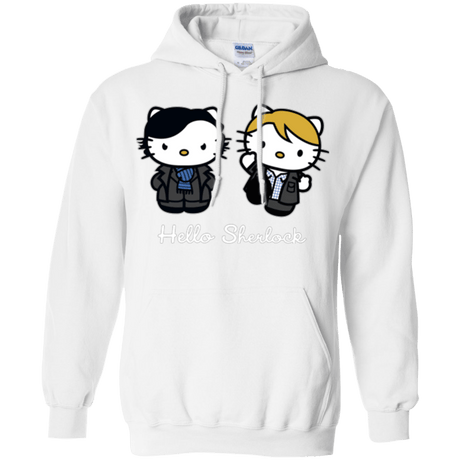 Sweatshirts White / Small Hello Sherlock Pullover Hoodie