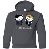 Sweatshirts Charcoal / YS Hello Sherlock Youth Hoodie