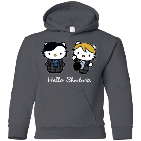 Sweatshirts Charcoal / YS Hello Sherlock Youth Hoodie