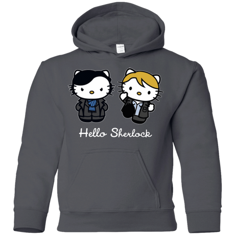 Sweatshirts Charcoal / YS Hello Sherlock Youth Hoodie