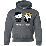 Sweatshirts Dark Heather / YS Hello Sherlock Youth Hoodie