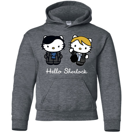 Sweatshirts Dark Heather / YS Hello Sherlock Youth Hoodie