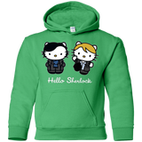 Sweatshirts Irish Green / YS Hello Sherlock Youth Hoodie