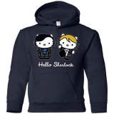 Sweatshirts Navy / YS Hello Sherlock Youth Hoodie