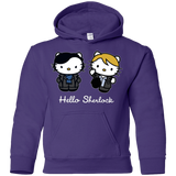 Sweatshirts Purple / YS Hello Sherlock Youth Hoodie